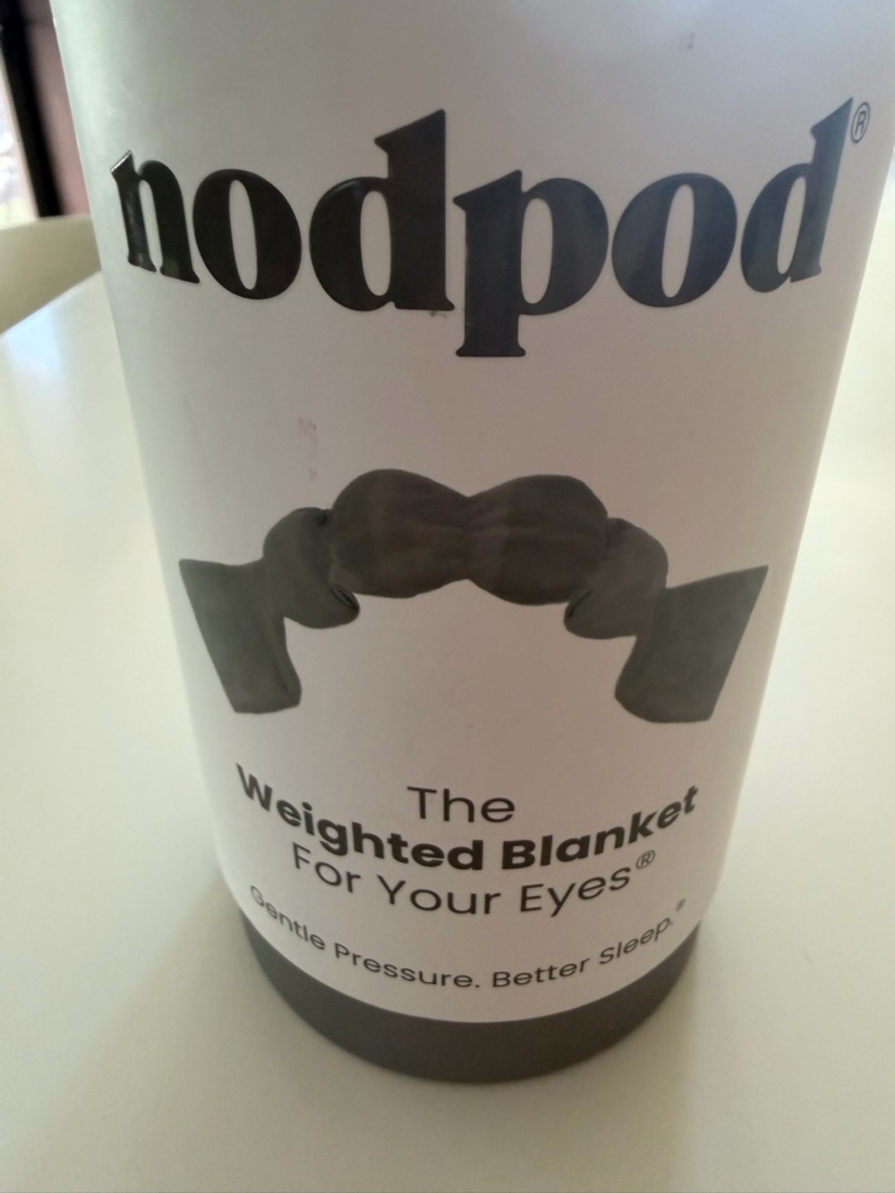 Nodpod Elephant Gray Weighted Sleep Mask NEW sealed